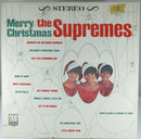 The Supremes Merry Christmas 1981 Reissue Motown 5252ML Vinyl LP — Silver — front view