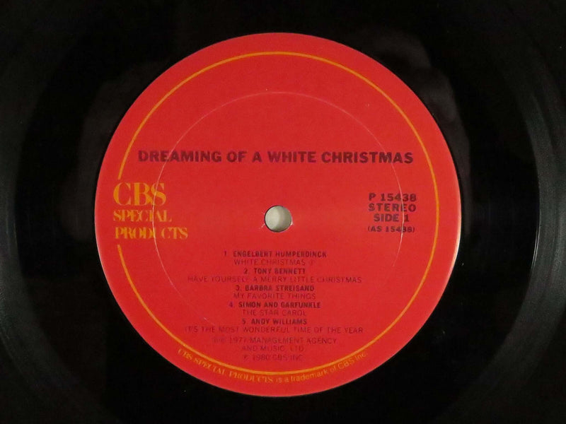 1981 Dreaming of a White Christmas Various Artists CBS Records P 15438 Vinyl LP
