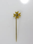 Mary Commandery No. 36 Knights Templar Philadelphia PA Antique Enamel Stick Pin product image for Just Stuff I Sell, clear front view, neutral background, original listing photo, optimized descriptive alt text, centered composition variant 4