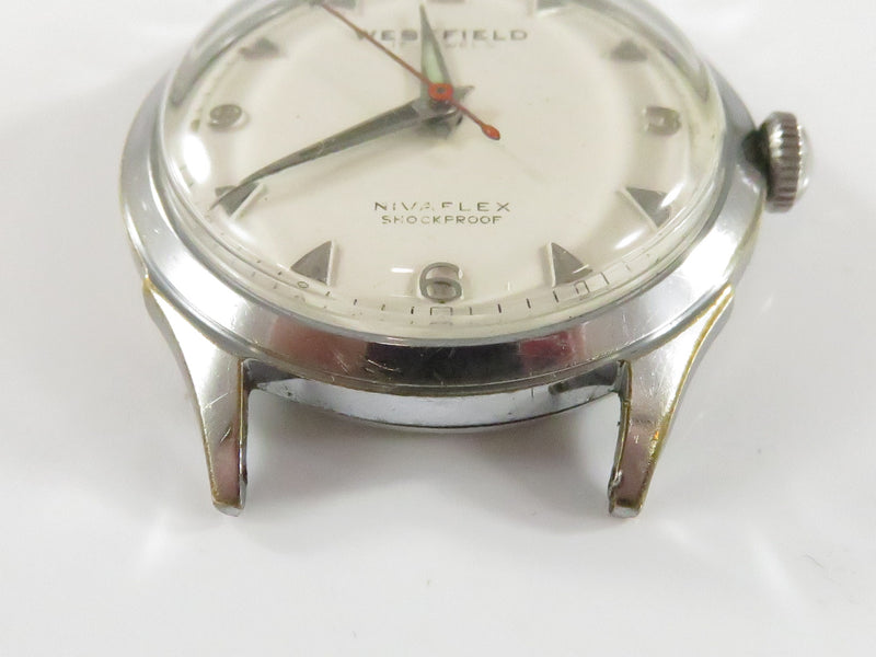 Vintage Westfield 17 Jewel Nivaflex Shockproof Manual Wind Wrist Watch Case