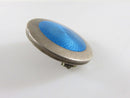 1910 Sterling Silver Machine Turned Blue Enamel Charles Horner Sterling Brooch product image for Just Stuff I Sell, clear front view, neutral background, original listing photo, optimized descriptive alt text, centered composition variant 4