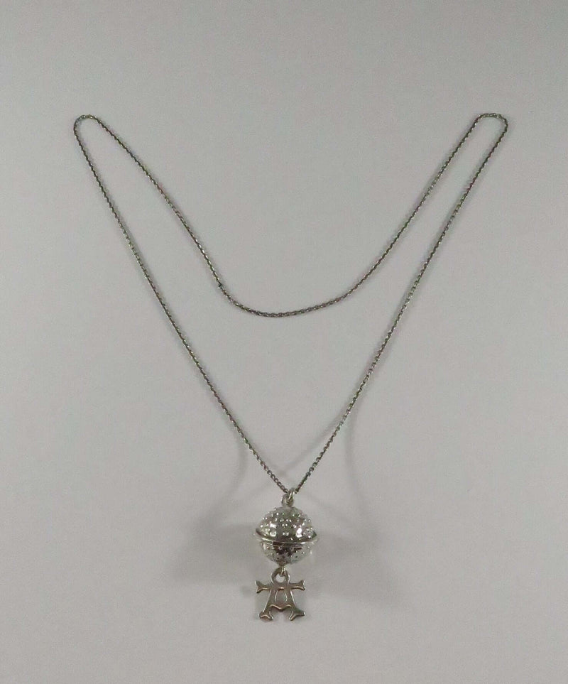 Frank Juhls Kautokeino Norway Ave Maria 830 Silver Necklace & Pendant