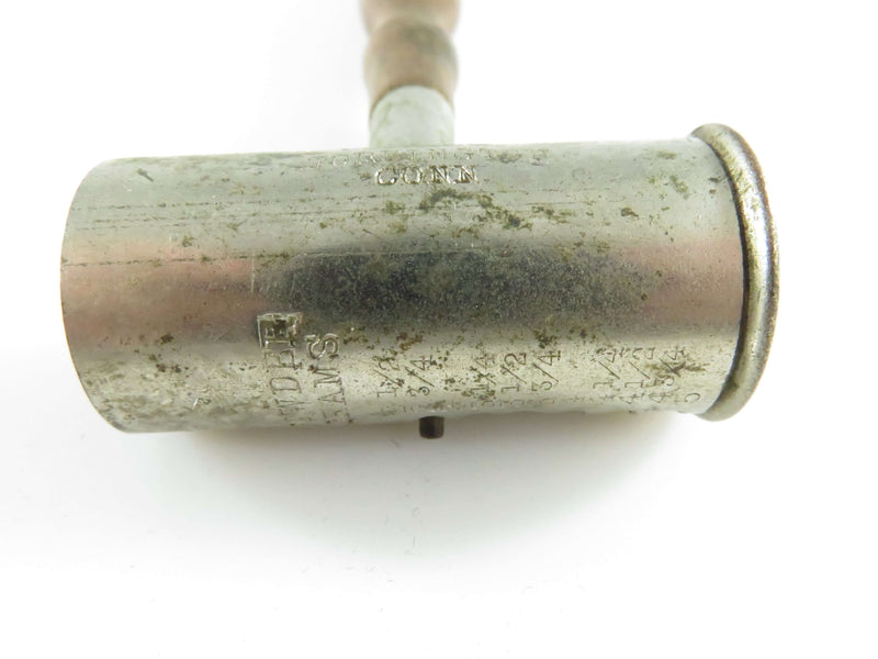 Antique U.H. Co Torrington Conn Black Powder Dram Ammo Reloader Tool
