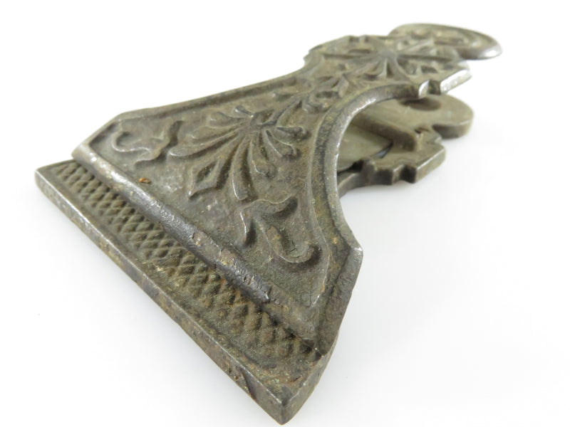 Victorian Cast Iron Wall Mounted Paper Holder for Important Documents