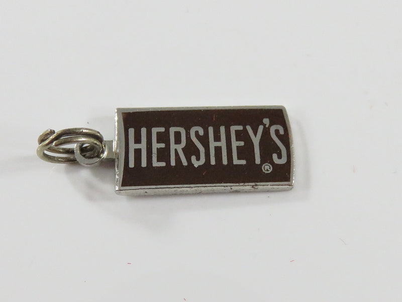 Vintage Sterling Silver Hershey's Candy Bar Enamel Charm