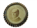 1901 President William McKinley Presidential God's Will Not Ours Be Done Pinback — front view