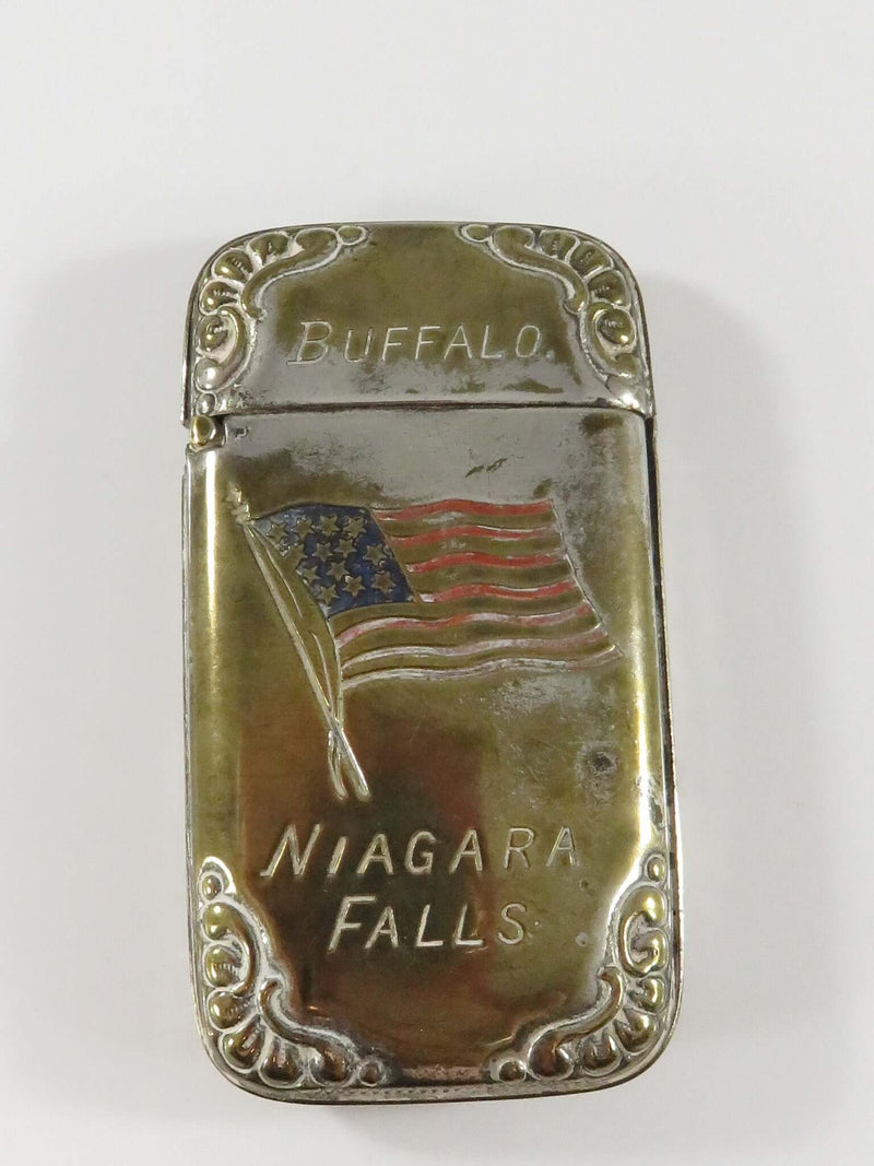 1901 Pan American Exposition Buffalo Niagara Falls Match Safe Vesta Rare