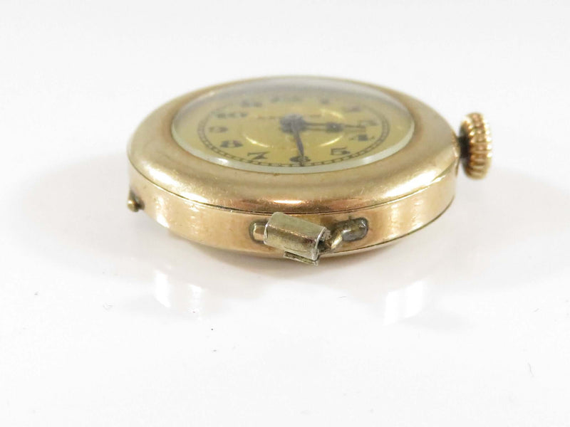 Edwardian Style Wrist Watch by Andrew 15 Jewels Swiss Made Ruby Fortune Gold Filled Case