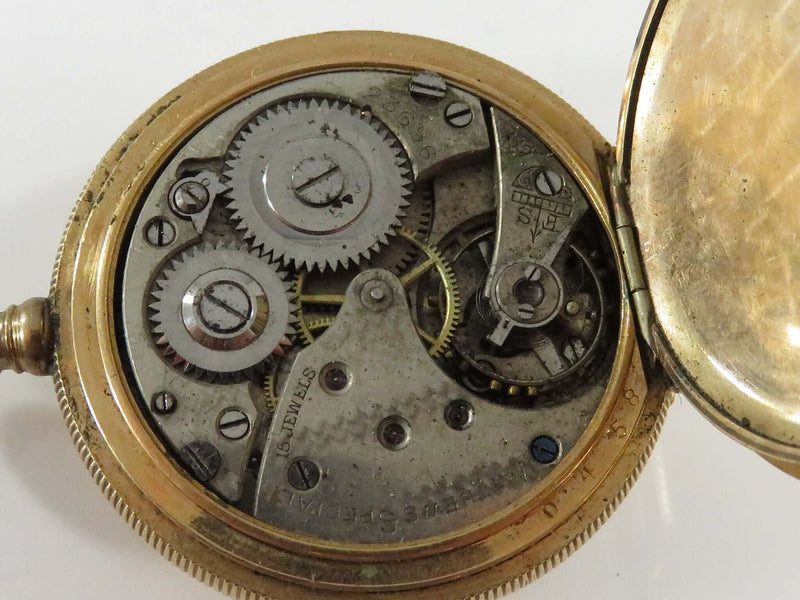 c1910 W.W. Matthews Size 0 Pocket Watch Rare Matthews Special 15J For Restoration