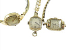 Grouping of 3 Womens Watches for Repair Repurpose Bulova, Bell & Gruen Veri Thin