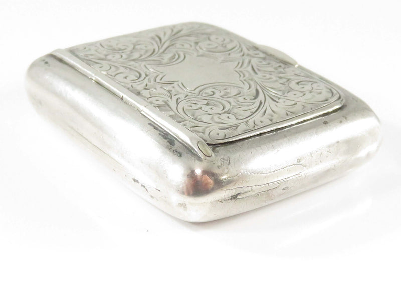 1906 Sterling Silver Trinket Box, Stash Box, Pill Box by Samuel M Levi Birmingham UK