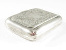 1906 Sterling Silver Trinket Box, Stash Box, Pill Box by Samuel M Levi Birmingham UK product image for Just Stuff I Sell, clear front view, neutral background, original listing photo, optimized descriptive alt text, centered composition variant 4