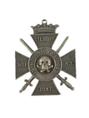 Antique 1903 Masonic Knights Templar Medal in Sterling Sterling Silver — Sterling Silver, Silver — front view