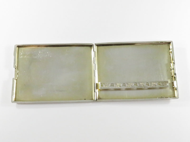 Sterling Silver & Gold Art Deco c1920's French Cigarette Case Cartier Paris For Restoration
