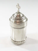 Antique Religious Relic Double Lidded Sterling Silver Holy Oil Container product image for Just Stuff I Sell, clear front view, neutral background, original listing photo, optimized descriptive alt text, centered composition variant 2