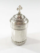 Antique Religious Relic Double Lidded Sterling Silver Holy Oil Container product image for Just Stuff I Sell, clear front view, neutral background, original listing photo, optimized descriptive alt text, centered composition variant 3