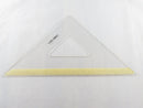 Vintage Drafting Triangle Stewart 602F-8 Plastic 11 3/8" Wide — front view