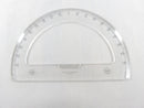 Professional Geometry Drawing Drafting Protractor Keuffel & Esser Co 1274-8 Semicircular Tool — front view