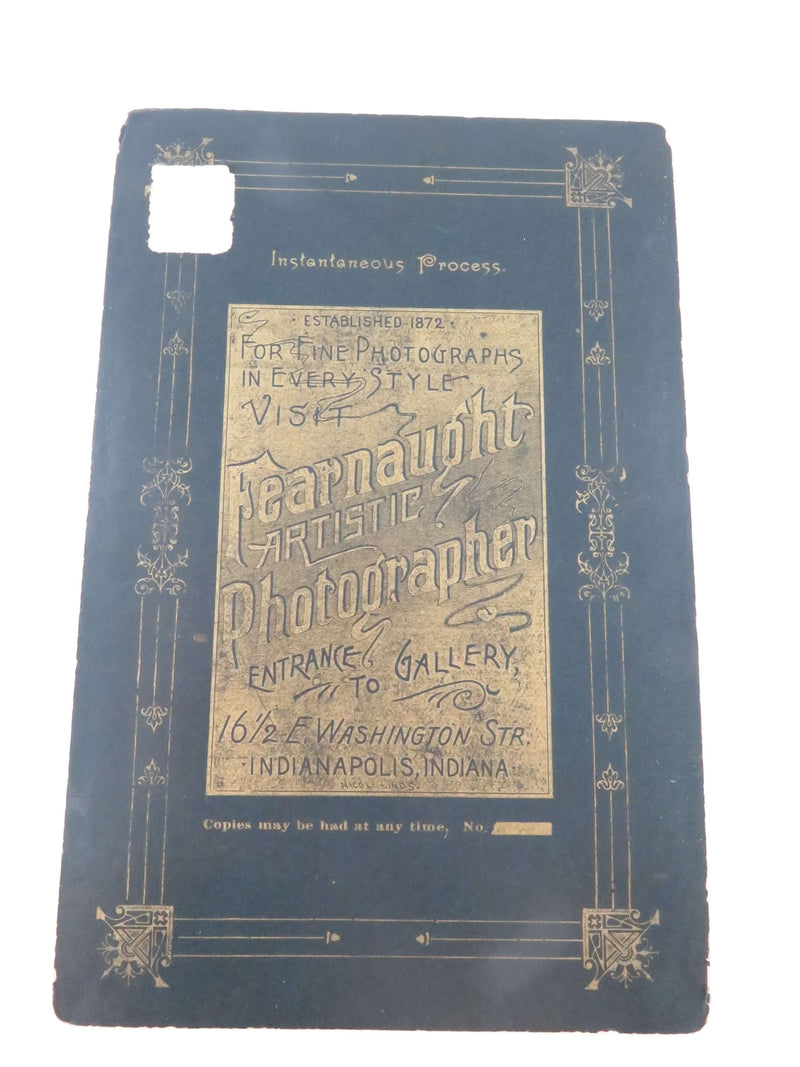 Antique Photograph 5 Children Fearnaught Artistic Photographer Indianapolis IN
