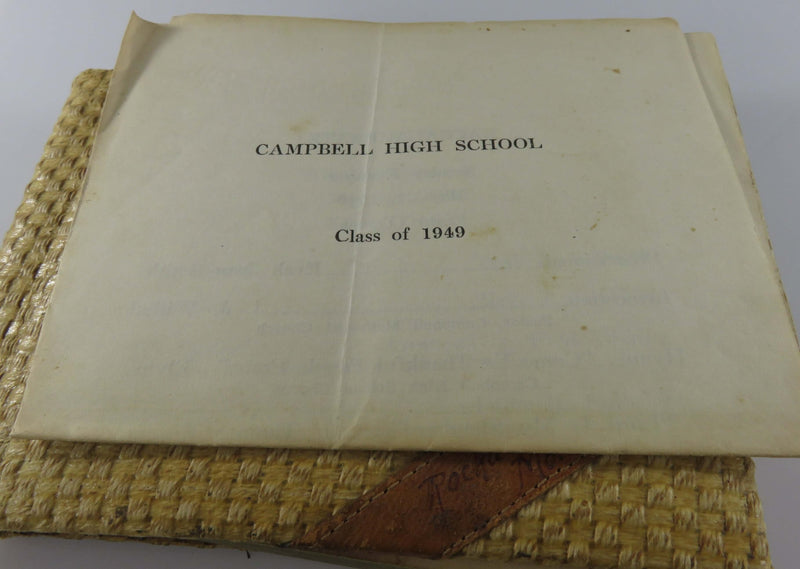 1948-49 Campbell High School Elsie J Oliver Memories, Autograph Book & Photos