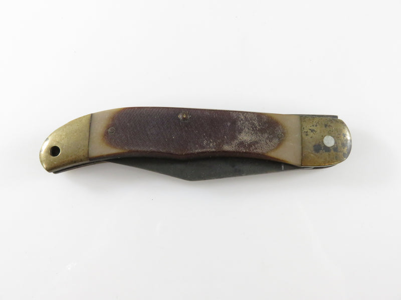 Vintage Old Timer Schrade 1230T Folding Pocket Knife For Parts or Repair