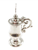 Antique Sterling Silver Trophy Topper Cup Letter C For Scrap or Repurpose product image for Just Stuff I Sell, clear front view, neutral background, original listing photo, optimized descriptive alt text, centered composition