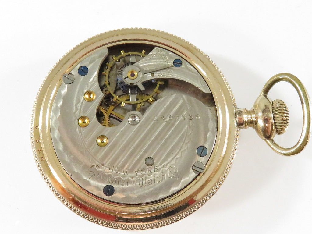 Standard Watch New York Standard Watch Co Grade 61 Model 9 Open Faced Pocket Watch Fo