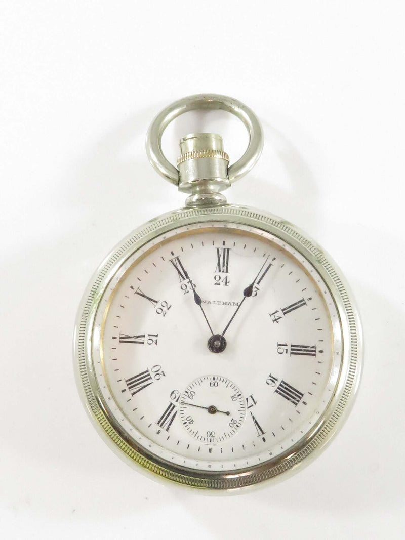 c1907 Running Waltham Pocket Watch Model 1883 Grade 825 18s 17 Jewel For Repair