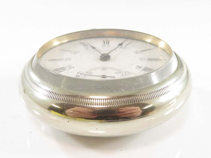 c1907 Running Waltham Pocket Watch Model 1883 Grade 825 18s 17 Jewel For Repair