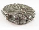 Antique Silvered Shell Form Coin Purse Possibly Grand Tour Souvenir 2 3/4 x 2 product image for Just Stuff I Sell, clear front view, neutral background, original listing photo, optimized descriptive alt text, centered composition variant 2
