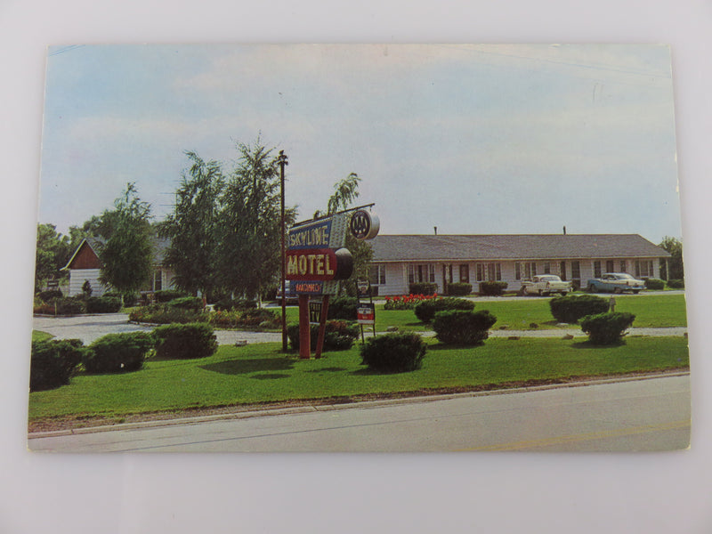 Skyline Motel 4343 West 211th St Matteson Illinois Circa 1950 Dexter 40107-b Unu