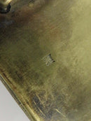 Antique Japanese Blue Trimmed Satsuma Sash Belt Buckle Set in Silver Village Sce product image for Just Stuff I Sell, clear front view, neutral background, original listing photo, optimized descriptive alt text, centered composition variant 9