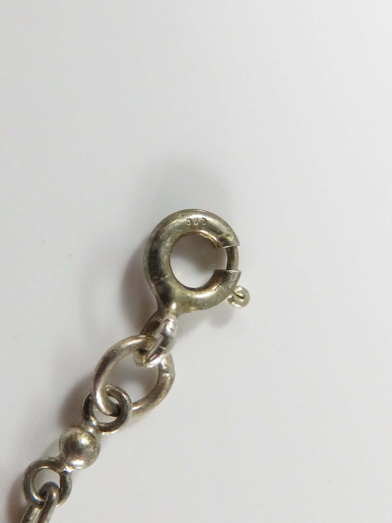 6 5/8" Sterling Silver Charm Bracelet with Sterling Silver Handbags Shopping Bra