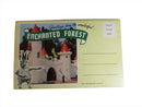 Greetings from the wonderful Enchanted Forest Unused Souvenir Postcard Folder product image for Just Stuff I Sell, clear front view, neutral background, original listing photo, optimized descriptive alt text, centered composition