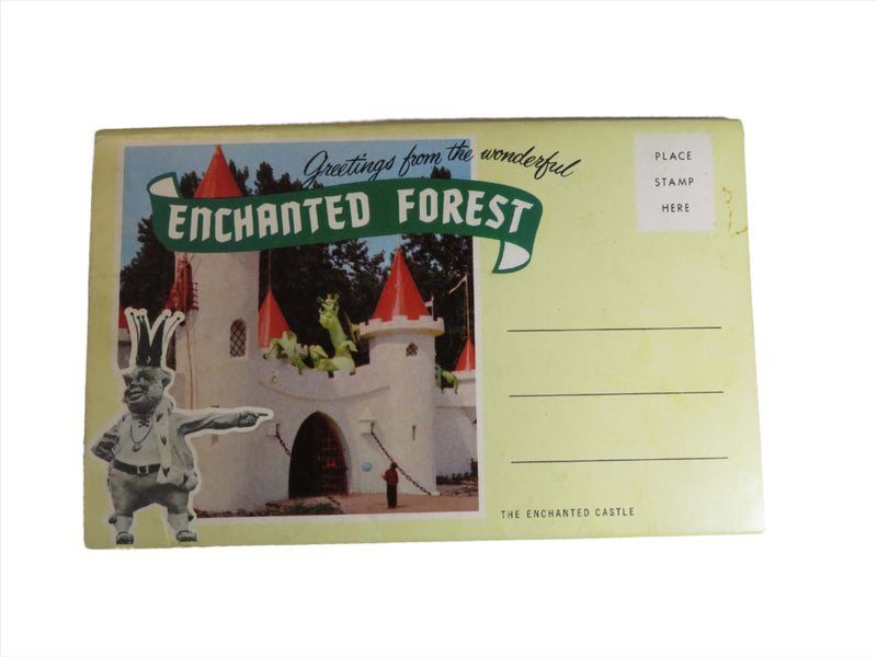 Greetings from the wonderful Enchanted Forest Unused Souvenir Postcard Folder