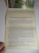 Souvenir of Great Smoky Mountains National Park Circa 1940's Linen Postcard Fold product image for Just Stuff I Sell, clear front view, neutral background, original listing photo, optimized descriptive alt text, centered composition variant 3