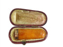 Antique Gilded Silver & Amber Cheroot Holder Cigar Tip Au Pacha Geneve 7 Rue Du Mont Blanc 7