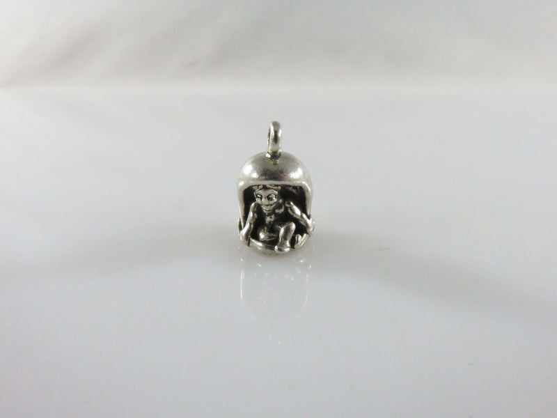 3D Sterling Silver Jonah in the Whale Bible Story Charm Nice Detail