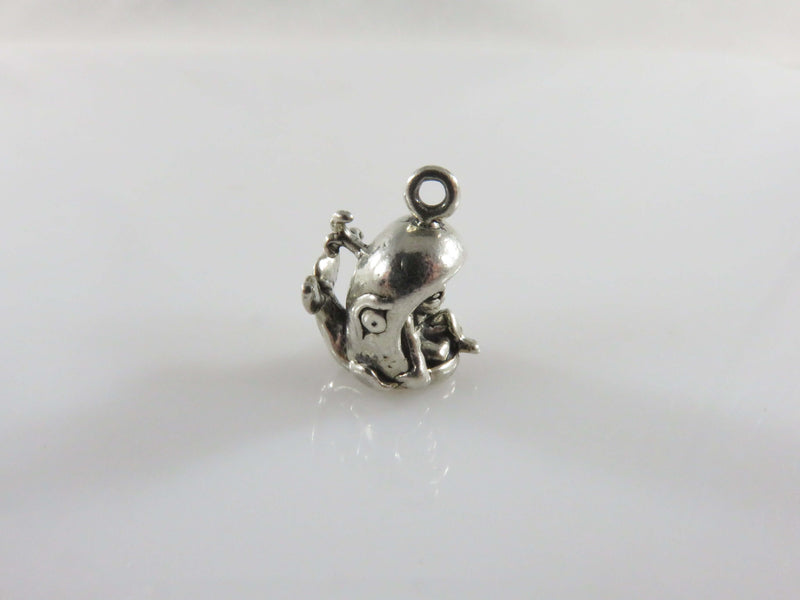 3D Sterling Silver Jonah in the Whale Bible Story Charm Nice Detail