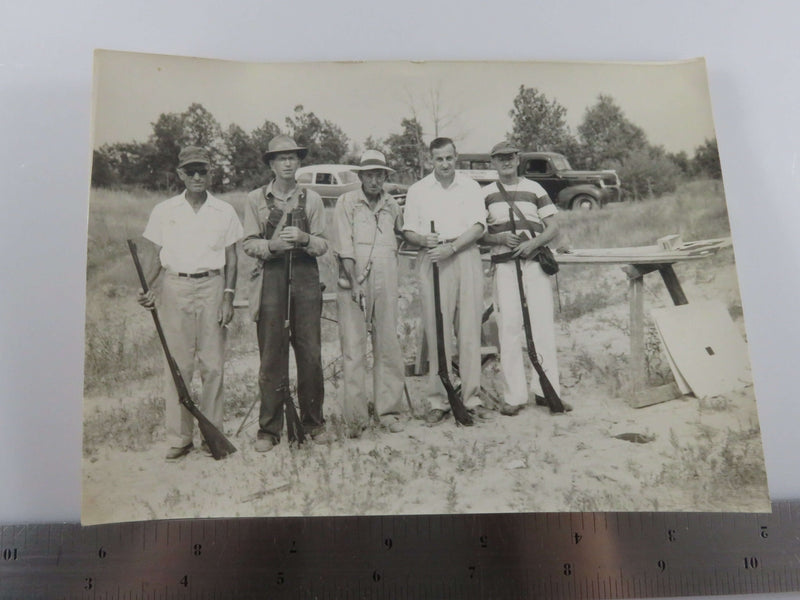 Lloyd P Oliver Muzzle Loading Clan Campbell MO Vintage Black & White Photograph measurements