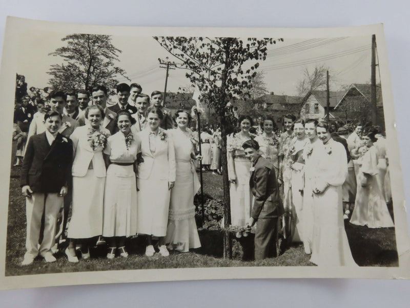 Junior Day May 1936 Riverside High School Buffalo NY Black & White Photograph 7" x 5"