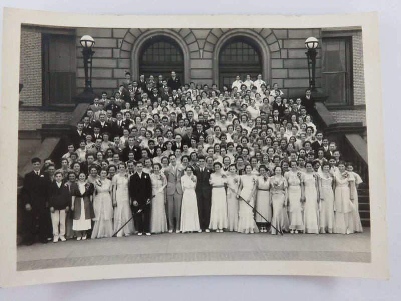 Junior Day at Buffalo Riverside High School May 1936 Black & White Photograph 7"