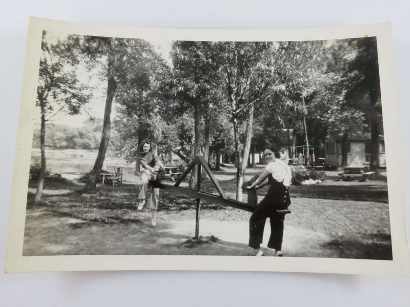 Gore's Landing Rice Lake Ontario Park September 1940 Black & White Photograph 6"