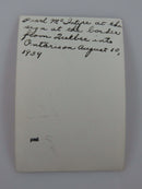 1939 The Province of Ontario Welcomes You English French Vintage B & W Photograph back side