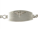 7" Sterling Sweetheart Bracelet Vintage US Airforce Love Token Needs Minor Repair — Jewelry & Watches:Vintage & Antique Jewel