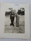 1937 2 Gay Men on the Beach Vintage Black & White Photograph 3 5/8" x 3 1/16" — front view