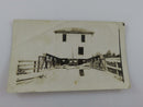 1920 House On Bridge Port Dover Ontario Black & White Photograph 4 1/2" x 2 3/4" — front view