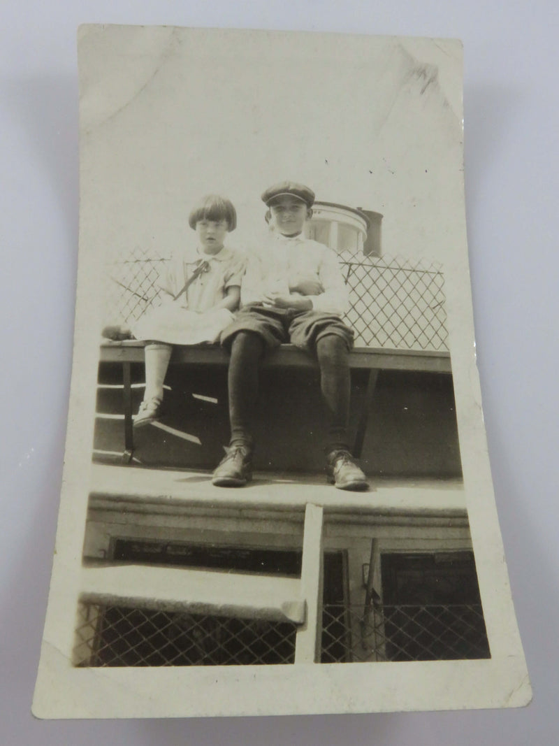 1925 Mabel & Kenneth Anderson Port Huron Michigan Black & White Photograph 4  1/