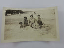 Family Fun at the Beach Buried Alive 1925 Black & White Photograph 4 3/8" x 2 3 product image for Just Stuff I Sell, clear front view, neutral background, original listing photo, optimized descriptive alt text, centered composition