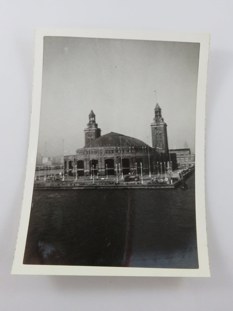 Navy Pier Chicago Illinois August 9, 1941 Black & White Photograph 4 1/2" x 3 3/